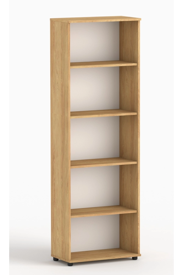 Regał 80 cm do biura, pokoju. G 80 Hikora naturalna